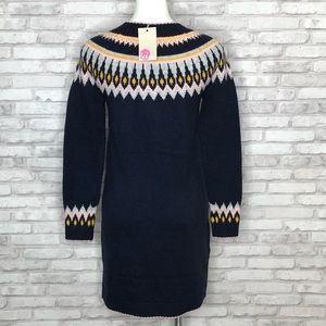 agnes fair isle dress boden